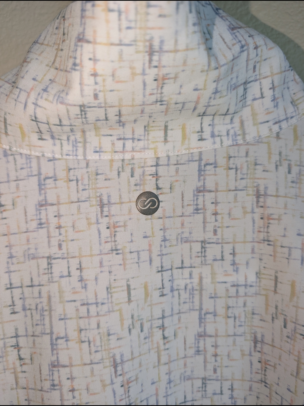 CALIA by Carrie Underwood White Multicolor Linear-Print Jacket Size L - Picture 8 of 10